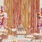 2-Pack Pink & Rose Gold Foil Fringe Curtains 3.3x6.6ft Party Backdrop Decorations